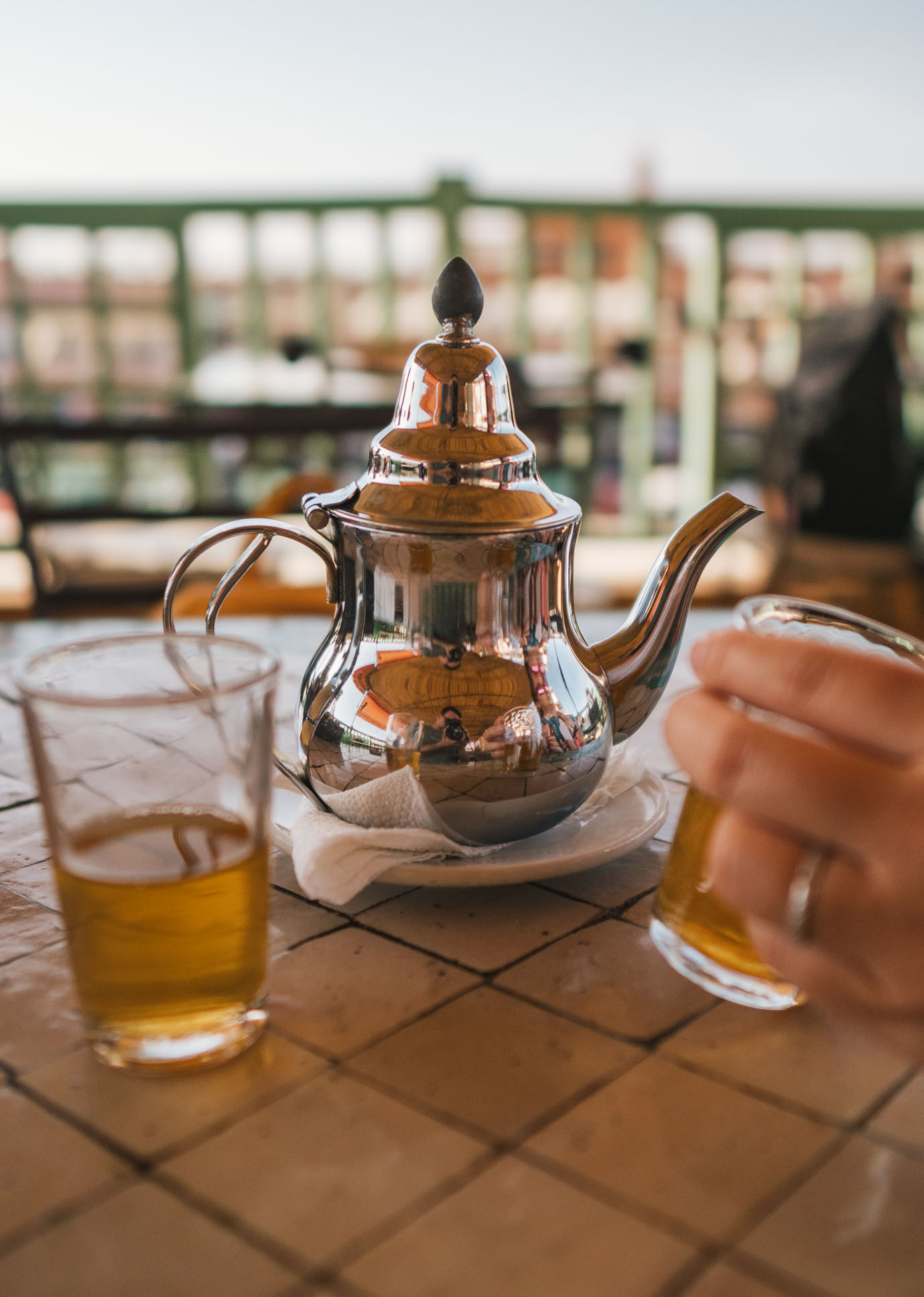 L'heure du thé au Maroc