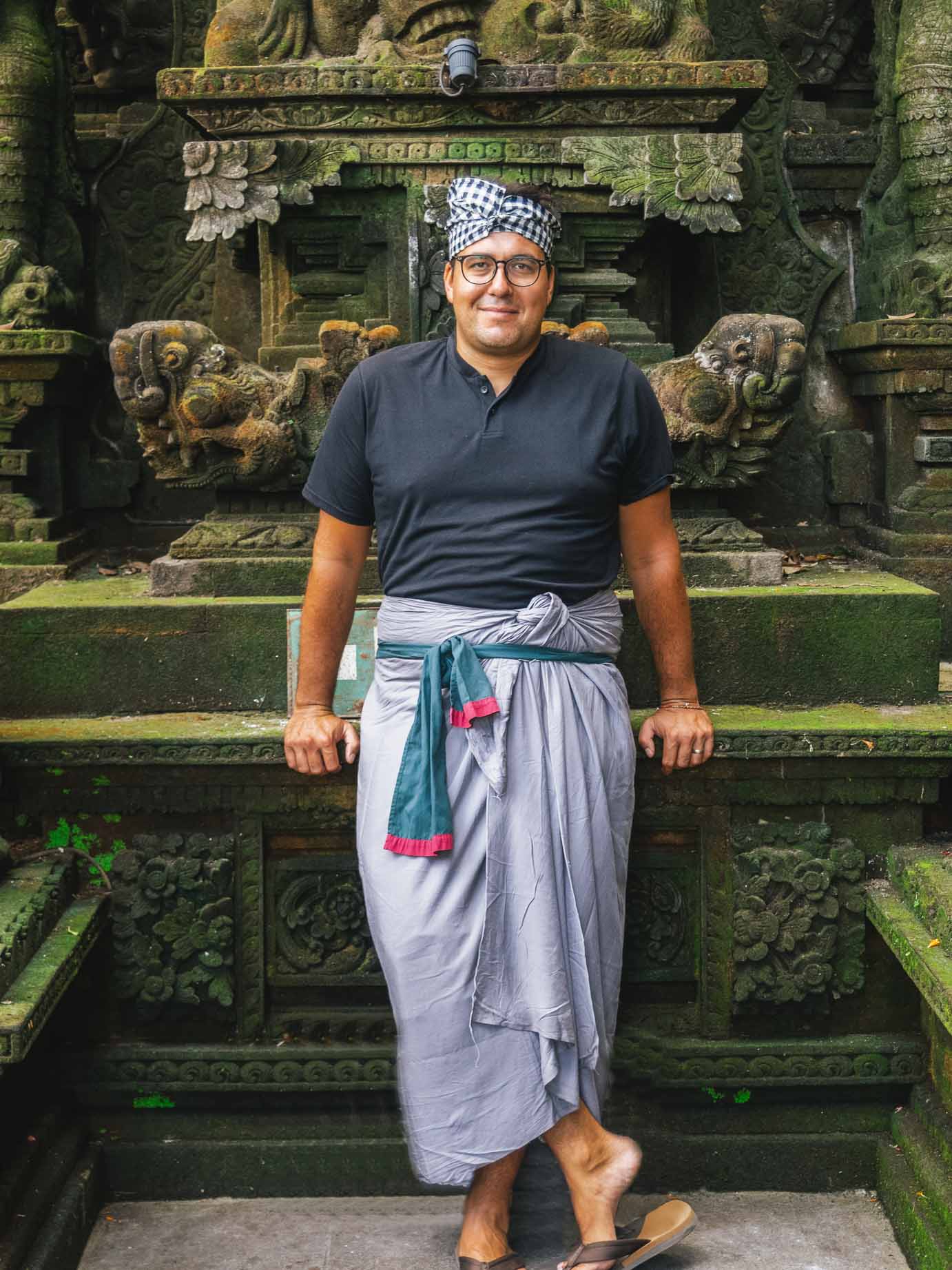 Les habits pour homme à Bali